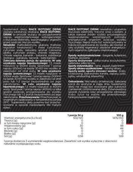 ALE Race Red Apple (w proszku)